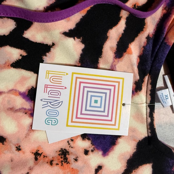 LuLaRoe Multicolor Abstract Top - Picture 3 of 4